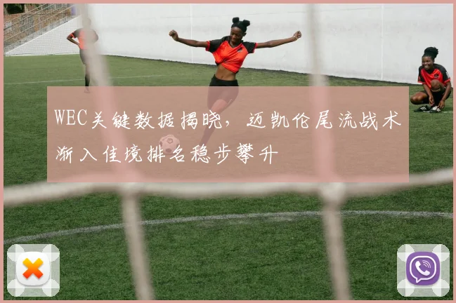 WEC关键数据揭晓，迈凯伦尾流战术渐入佳境排名稳步攀升